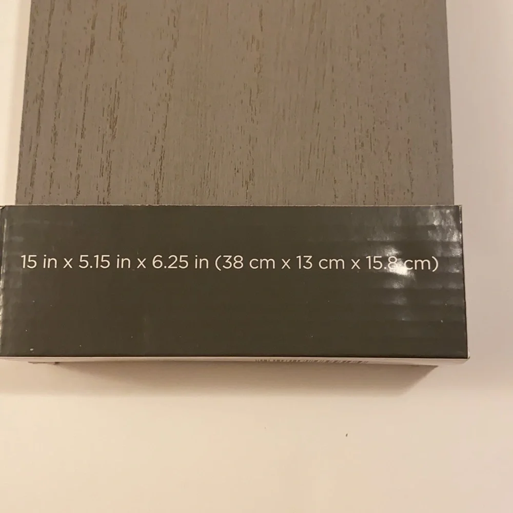 NWT Wall Shelf Gray Easy to Assemble